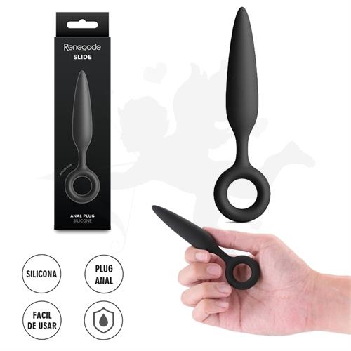 Slide dilatador anal de silicona